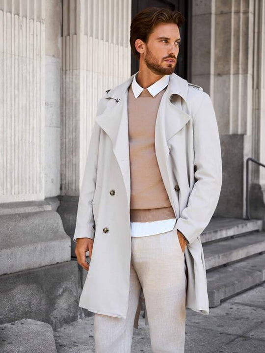 R&B | Trendig Trenchcoat für Männer