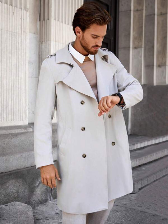 R&B | Trendig Trenchcoat für Männer