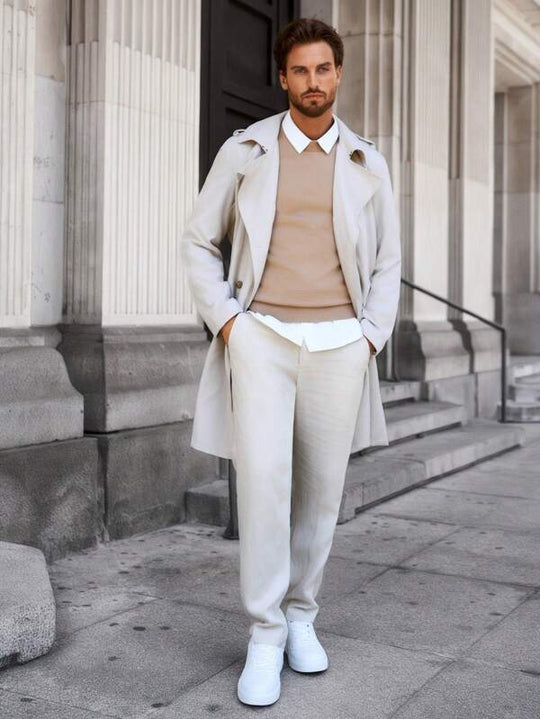 R&B | Trendig Trenchcoat für Männer