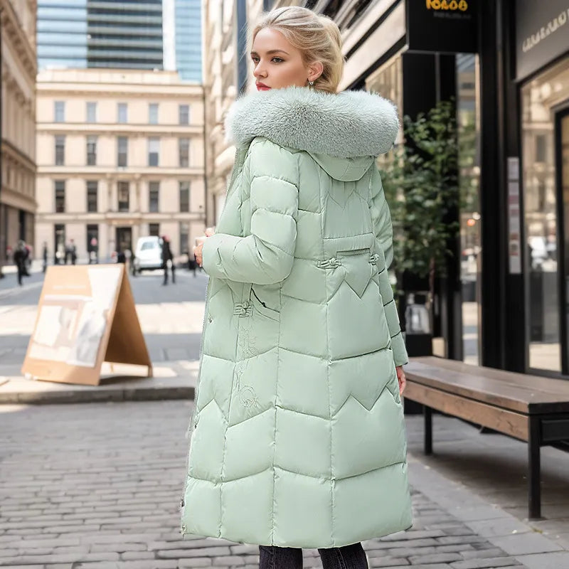 R&B | Lange schlanke Winterjacke