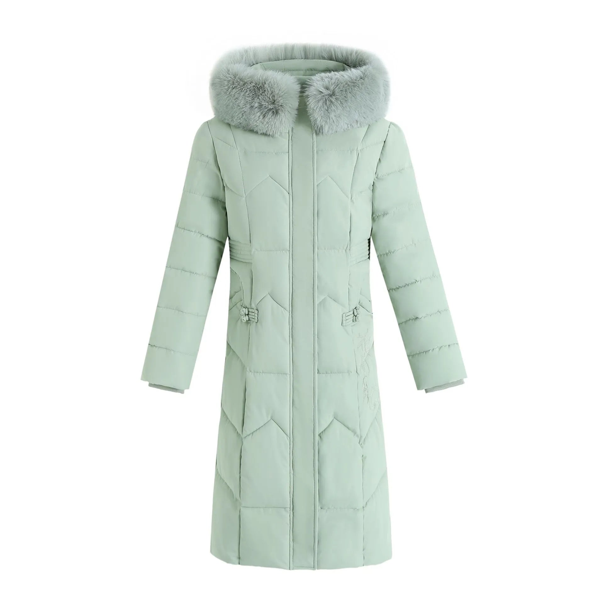 R&B | Lange schlanke Winterjacke