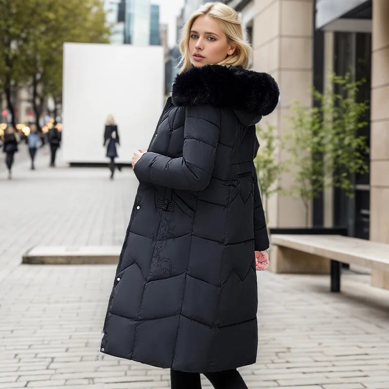 R&B | Lange schlanke Winterjacke
