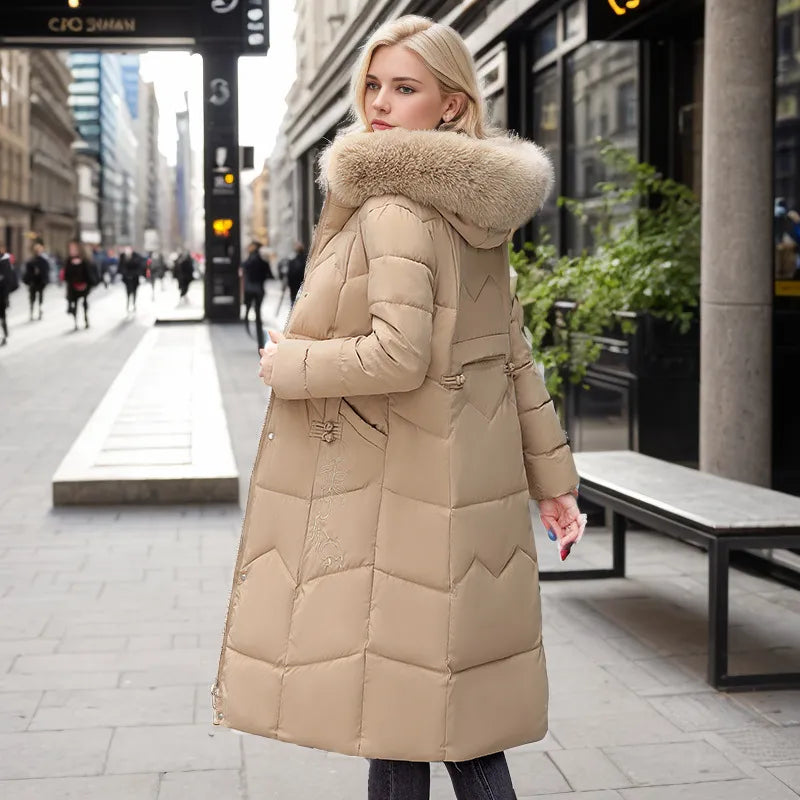 R&B | Lange schlanke Winterjacke
