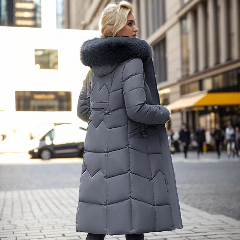 R&B | Lange schlanke Winterjacke