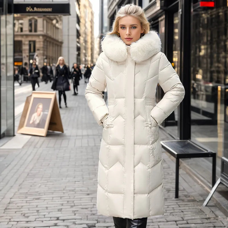 R&B | Lange schlanke Winterjacke