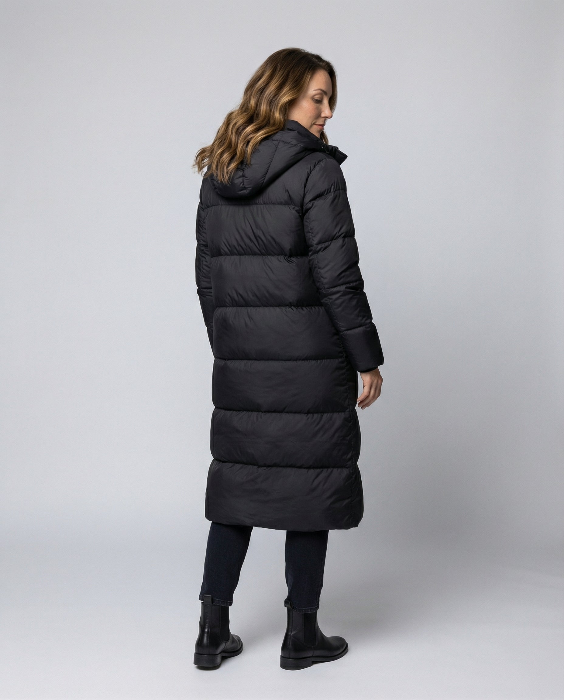 R&B | Warme, wasserdichte Daunen-Winterjacke für Damen