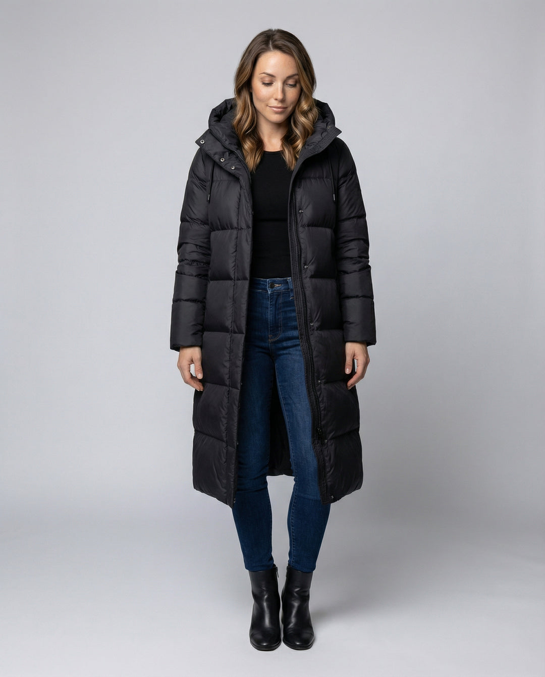 R&B | Warme, wasserdichte Daunen-Winterjacke für Damen