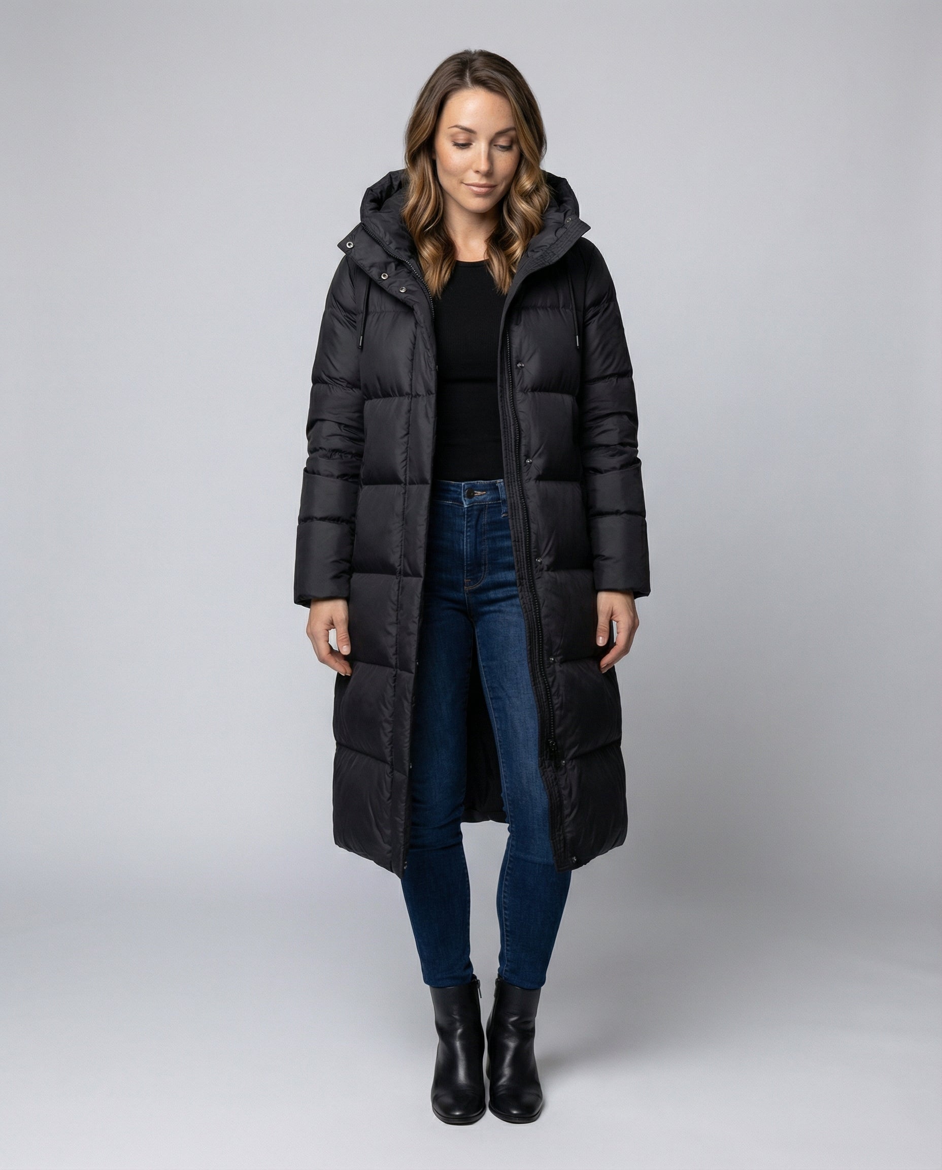 R&B | Warme, wasserdichte Daunen-Winterjacke für Damen