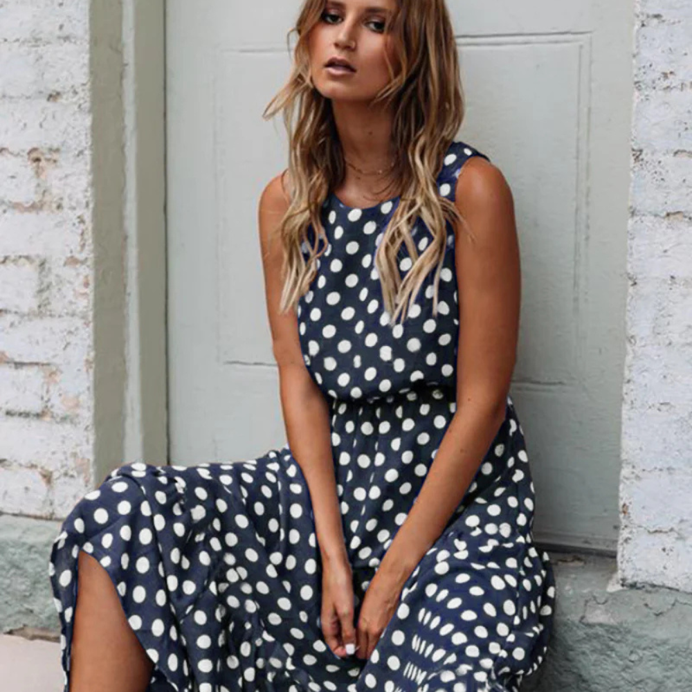 R&B | Elegantes Sommerkleid mit Pünktchen