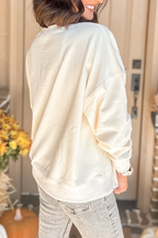 R&B| Casual Pumpkin Patch O-Ausschnitt Sweats