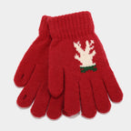 R&B | Weihnachtsrentier Geweih Schal Hut Handschuhe Dreiteiliges Set (3 Farben)