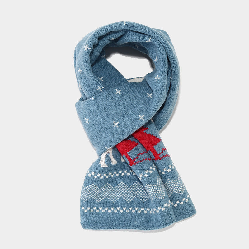 R&B | Weihnachtsrentiermuster Muster Mütze Schal Handschuhe Set (6 Farben)