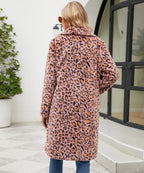 R&B | Plüschjacke mit Leopardenmuster