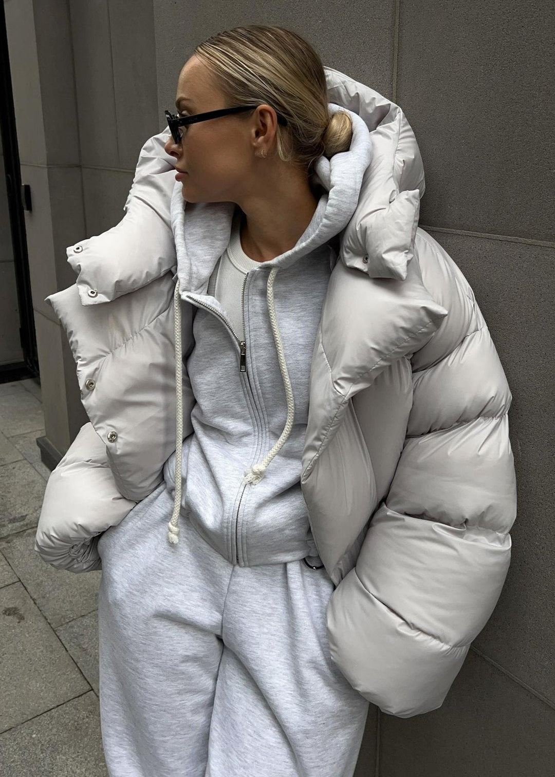 R&B | Übergroße Pufferjacke