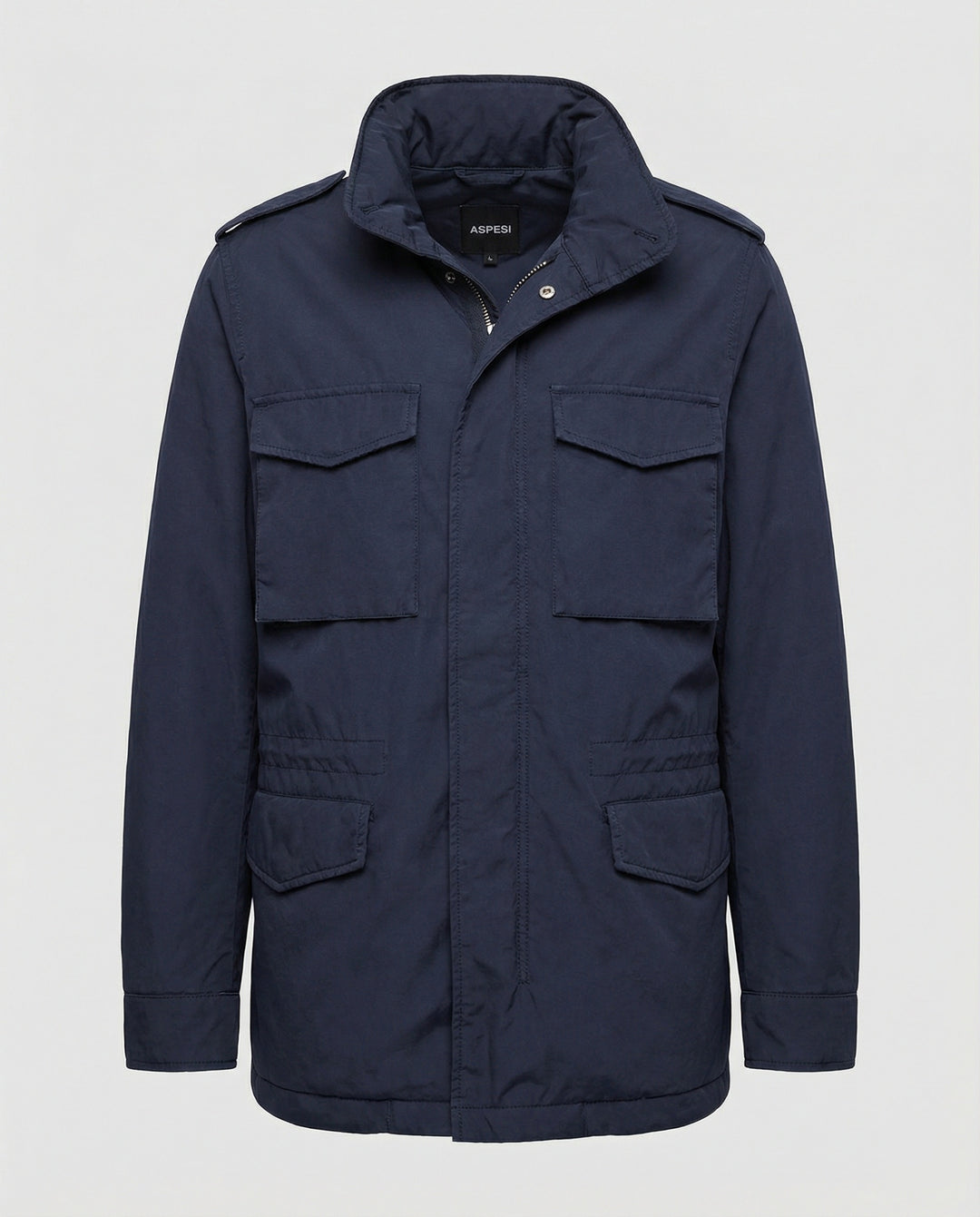 Herren Utility-Jacke mit hohem Kragen