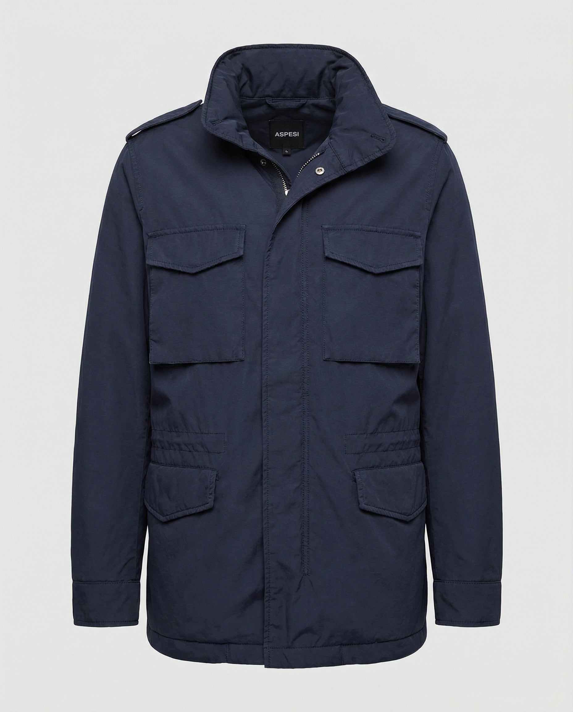 Herren Utility-Jacke mit hohem Kragen