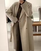 R&B | Lässiger Doppelreihiger Mantel