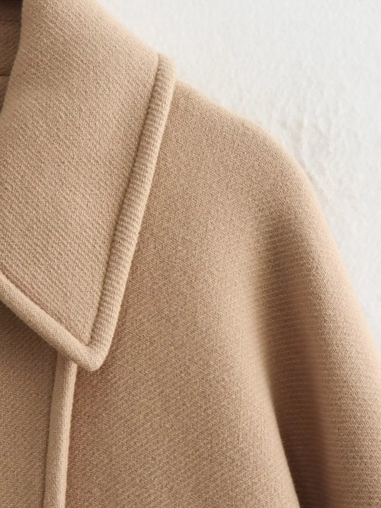 R&B | Vintage Mantel mit modischer Kragen