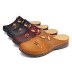 Damen Clogs mit floralem Design und angenehmem Fußbett R&B
