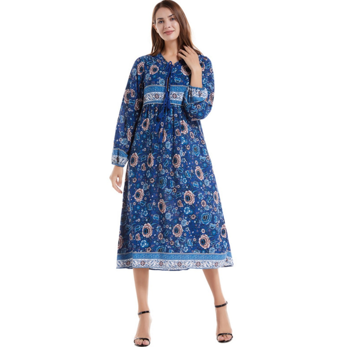 R&B | Kleid mit böhmischem Print