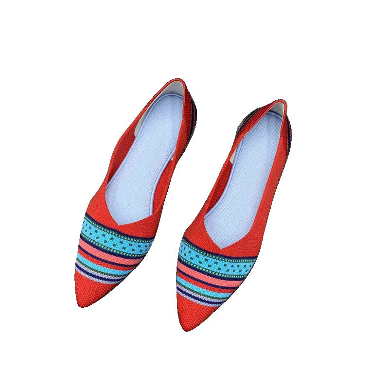 Damen Ballerinas mit modernem Stoffdesign und komfortabler Passform