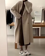 R&B | Lässiger Doppelreihiger Mantel