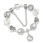 R&B | Pfirsichblüten Charme Armband