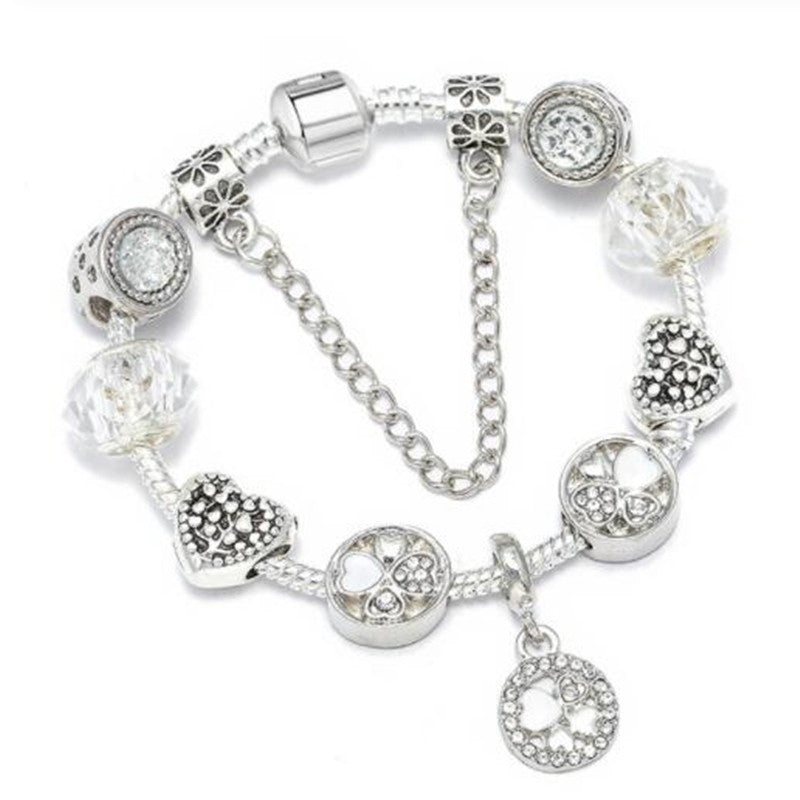 R&B | Pfirsichblüten Charme Armband