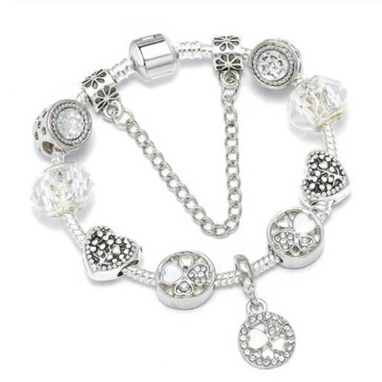 R&B | Pfirsichblüten Charme Armband
