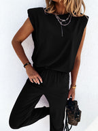 Damen lässiger Jumpsuit mit weichem, elastischem Material und modischem Cut R&B