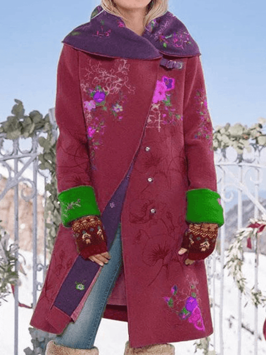 Glamouröse und warme Jacke