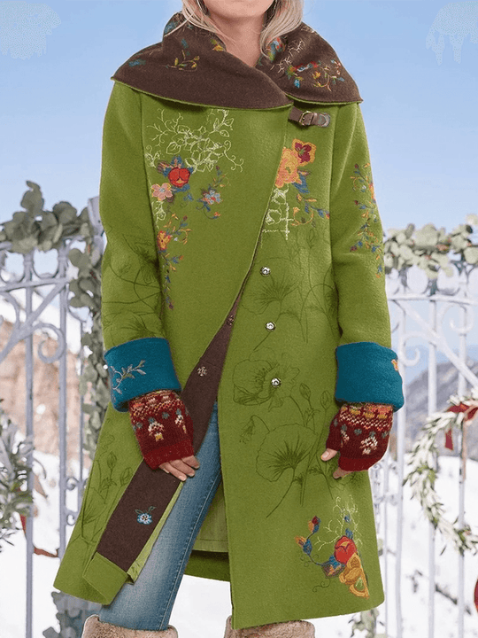 Glamouröse und warme Jacke