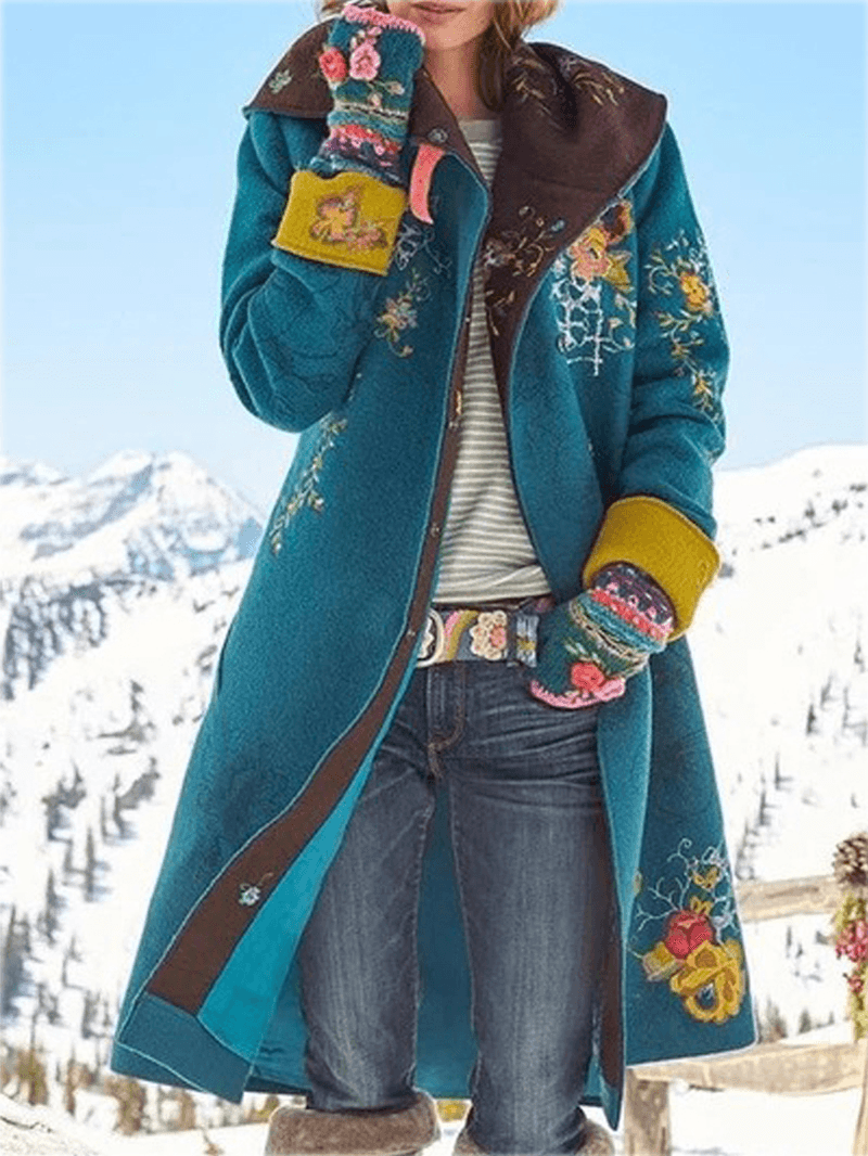 Glamouröse und warme Jacke