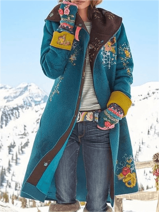 Glamouröse und warme Jacke