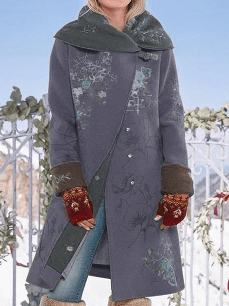 Glamouröse und warme Jacke