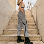 Damen Cargo-Hose mit praktischen Taschen und verstellbarem Bund R&B