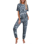 Damen lässiges und modisches Freizeitset im Batik-Stil R&B