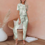 Damen lässiges und modisches Freizeitset im Batik-Stil R&B