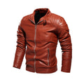 Herren Bikerjacke aus kunstvoll verarbeitetem mit markanten Steppdetails und praktischen Taschen R&B