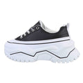 Schwarz niedrige Turnschuhe R&B R&B