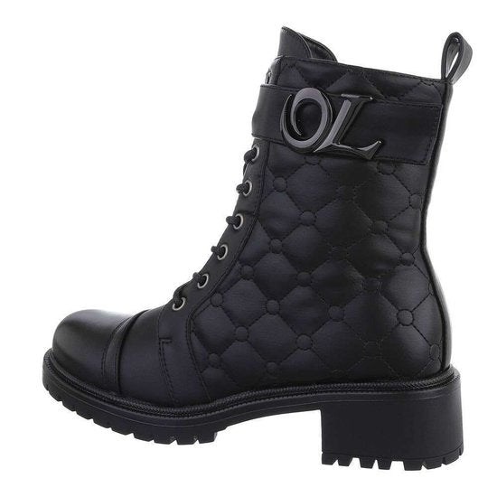 Gefütterte schwarze Stiefeletten R&B R&B
