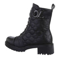 Gefütterte schwarze Stiefeletten R&B R&B