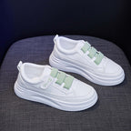 Damen Bequeme Slip-On Sneakers mit klassischem Design und elastischen Riemen R&B