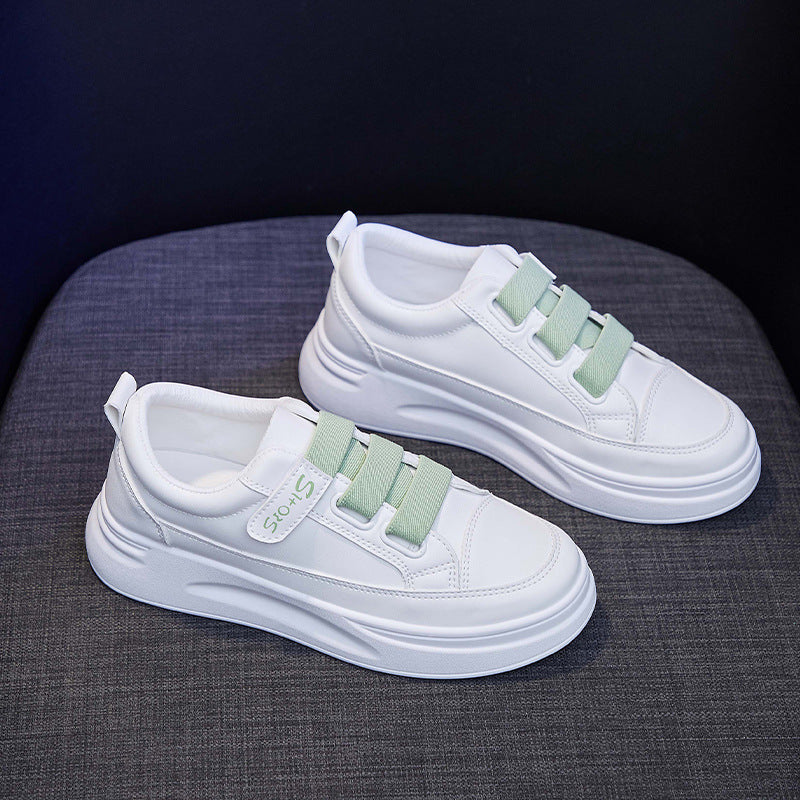 Damen Bequeme Slip-On Sneakers mit klassischem Design und elastischen Riemen R&B