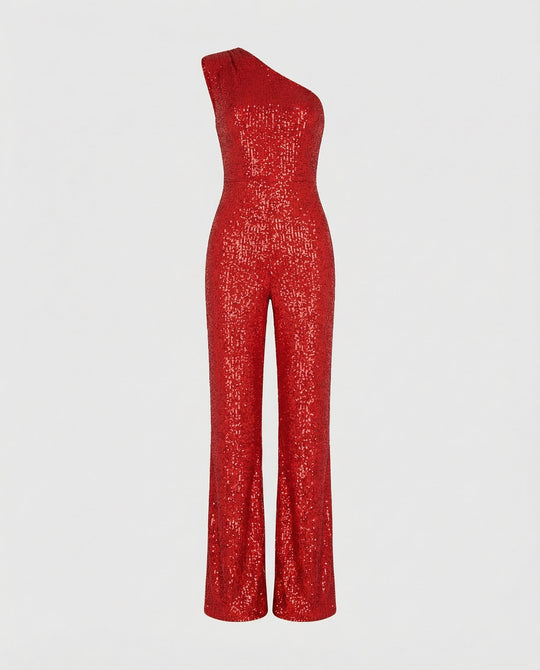 Moderner Pailletten Jumpsuit Damen | R&B