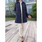 R&B | Stylischer Einreihiger Kurzer Trenchcoat für Damen