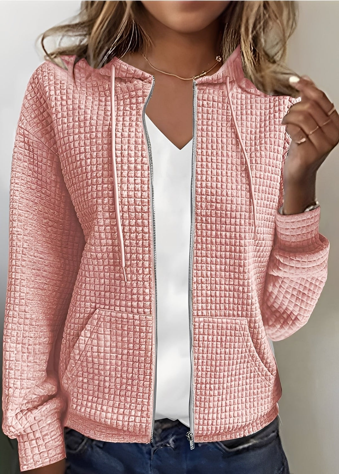 R&B | Stylischer Cardigan mit Kapuze und Taschen für Frauen