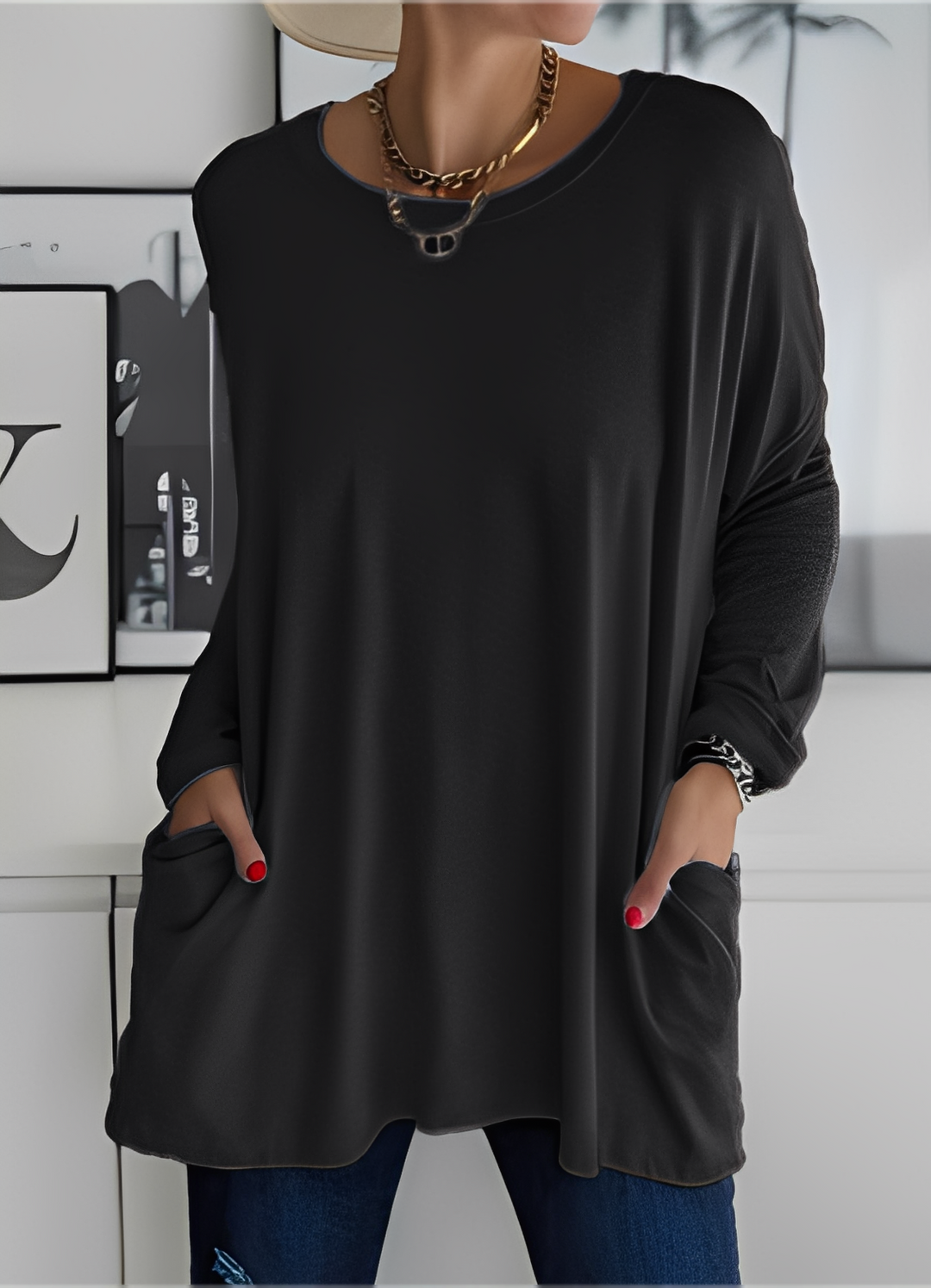 R&B | Damenpullover mit Lässiger, Entspannter Ausstrahlung