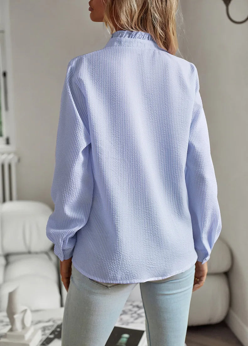 R&B | Bluse mit Rüschendetails Leicht und Stilvoll Femininer Touch