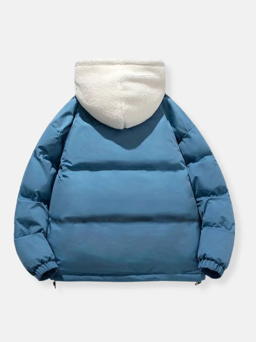 R&B | Warme Reißverschluss Winterjacke Komfort und Stil für Kalte Tage